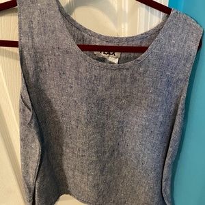 Flax Sleeveless Top
